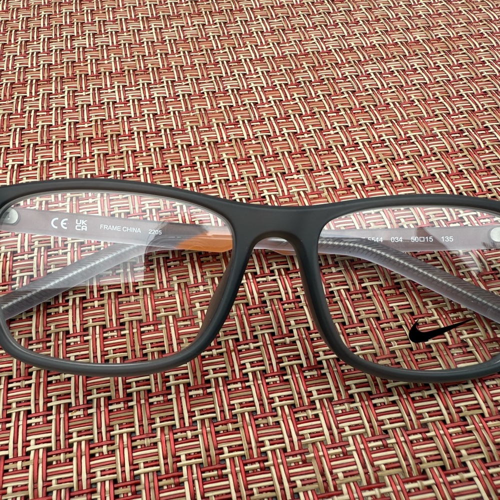 Nike Black Rectangular Glasses 5544 - image 1